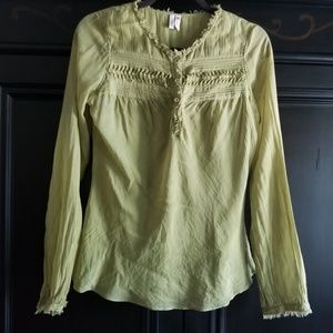 Joie blouse with pleated detail